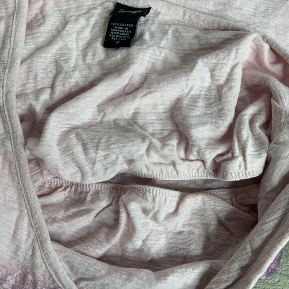 Vanity Women's One Shoulder Top Size Medium Sleeveless Stretch Pink Embellished - Picture 9 of 9